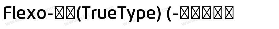 Flexo-粗体(TrueType) (字体转换